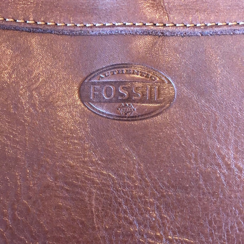 Fossil leather purse